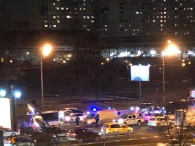 Полицейская машина насмерть сбила человека на Кутузовском проспекте в Москве
