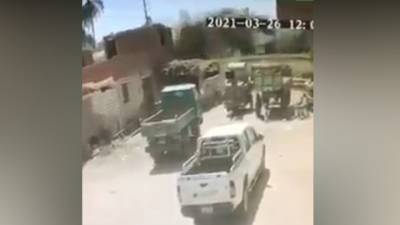 Момент аварии поездов в Египте попал на видео