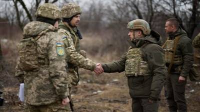 Зеленский призвал «нормандскую четверку» сделать все для прекращения огня в Донбассе