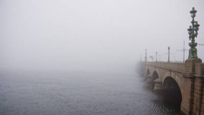 Густой туман "накроет" Санкт-Петербург 27 марта