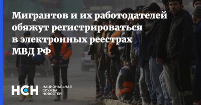 Мигрантов и их работодателей обяжут регистрироваться в электронных реестрах МВД РФ