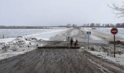 В Бирске закрыли ледовую переправу через Белую