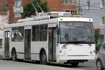 В Рязани произошло задымление в троллейбусе №5
