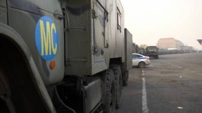 Российские миротворцы доставили гумпомощь в Нагорный Карабах
