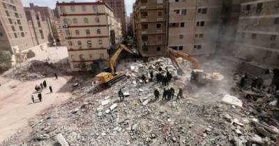 В Каире обрушился 10-этажный жилой дом: есть погибшие (ФОТО)