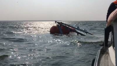 В Куршском заливе начаты мероприятия по подъему вертолета Ка-32