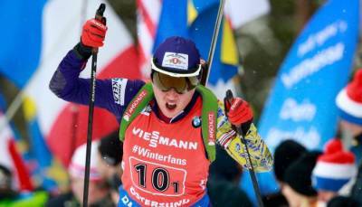 Анастасия Меркушина стала чемпионкой Украины в масс-старте