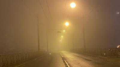Туман стал причиной массовой аварии в Петербурге