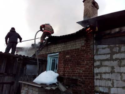 Короткое замыкание вызвало пожар в частном доме в Липецкой области