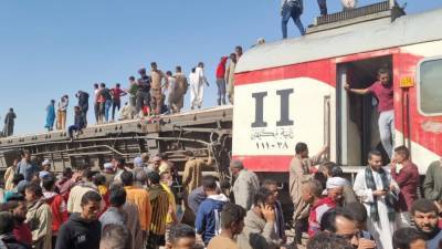 Опубликованы новые данные о погибших при столкновении поездов в Египте