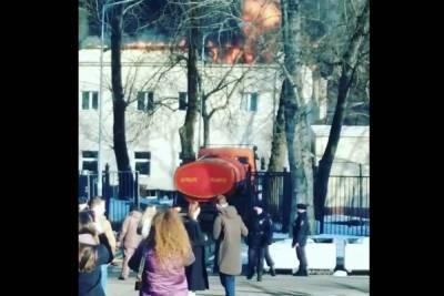В парке Горького произошел крупный пожар