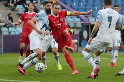 Россия обыграла Словению в отборочном матче ЧМ по футболу