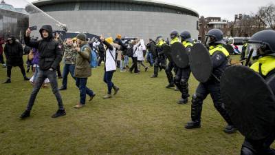 В Амстердаме потратили более 5 миллионов евро на усмирение COVID-протестов