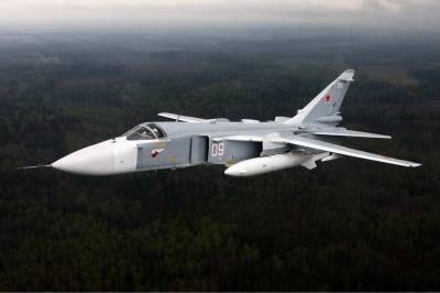 Под Калининградом авиация Балтфлота провела учебное бомбометание на Су-24М