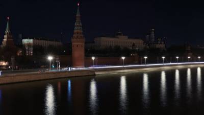 Внешнее освещение Кремля в Москве отключили в ходе «Часа Земли»