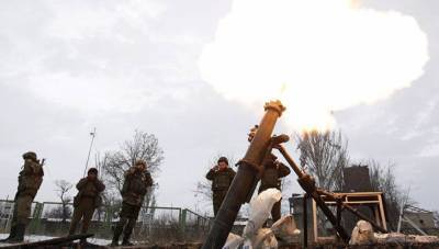 Каратели накрыли ДНР минометным огнем