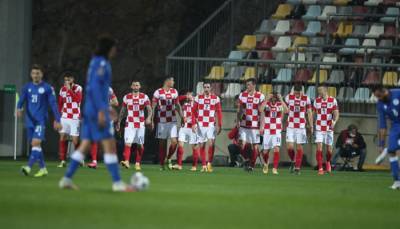 Хорватия минимально победила Кипр в матче отбора на чемпионат мира