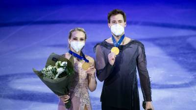 Фигуристы Синицина и Кацалапов стали чемпионами мира в танцах на льду