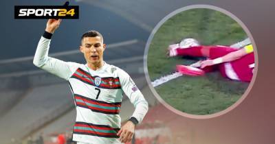 Скандал в Сербии: Роналду ушел с поля, выкинув капитанскую повязку. Судьи отменили его чистый гол на 94 минуте