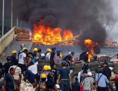 Правозащитники заявили о гибели более 90 человек на протестах в Мьянме