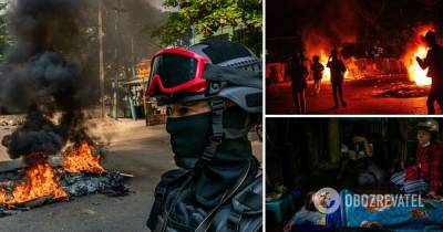 СМИ: военные в Мьянме за день убили более 100 демонстрантов, в том числе и детей. Фото 18+