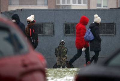 Число задержанных на протестных акциях в Белоруссии 27 марта составило 245 человек