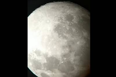 Увеличенную в 150 раз Луну показали псковичам