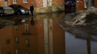 Глас народа | В Пензе двор на улице Луначарского превратился в водоем