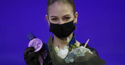 "Не хватало мамы": Занявшая третье место фигуристка Трусова назвала прошедший ЧМ странным