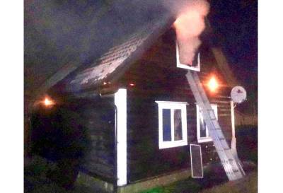 В Смоленском районе загорелась очередная баня