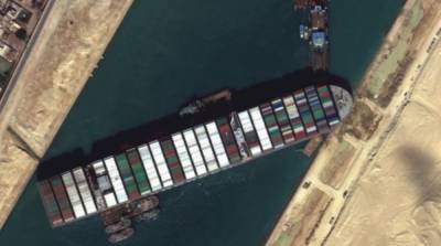 В Египте подсчитали убытки из-за блокирования Суэцкого канала