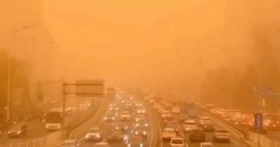 Песчаная мегабуря накрыла Пекин – уже второй раз за месяц (видео)