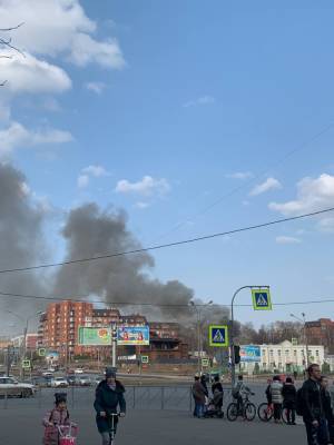 Жители Коломяг сообщили о сильном дыме
