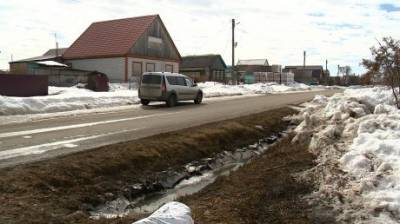 Как и ожидалось: участки в Лебедевке затопило из-за снежного полигона