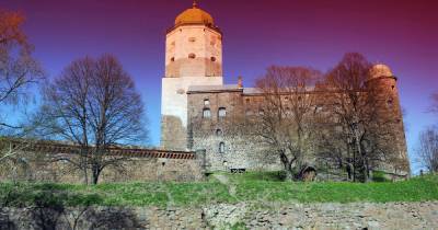 Мужчина упал с 6-метровой высоты во время экскурсии в Выборгском замке