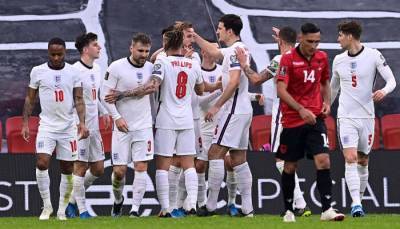 Англия на выезде победила Албанию в отборе на ЧМ-2022