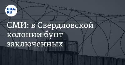 СМИ: в Свердловской колонии бунт заключенных