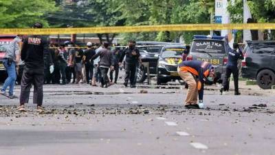 Возросло число раненых при взрыве в католической церкви в Индонезии
