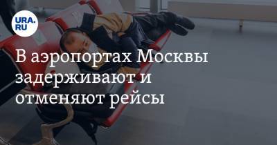В аэропортах Москвы задерживают и отменяют рейсы