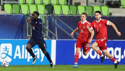 Защитник «Спартака» Маслов заработал два пенальти за девять минут матча с Францией