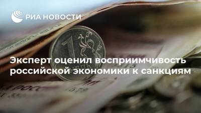 Эксперт оценил восприимчивость российской экономики к санкциям