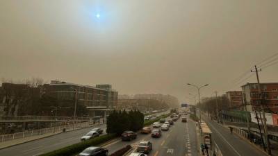 Столицу Китая вновь накрыла сильнейшая песчаная буря