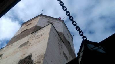 Турист упал с шестиметровой высоты во время экскурсии в Выборгском замке