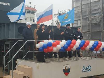 В Астрахани заложили спасательное буксирное судно "Михаил Чеков"