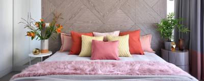 Розовый цвет станет идеальным решением для вашей спальни