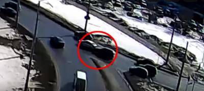 Автомобилисты не поделили круговые перекрестки в Петрозаводске (ВИДЕО)