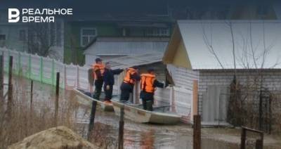В Нижнекамском районе РТ в зону возможного подтопления попадают почти 70 домов