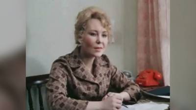 Актриса Светлана Меньшикова скончалась на 75-м году жизни
