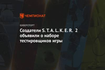 Создатели S.T.A.L.K.E.R. 2 объявили о наборе тестировщиков игры
