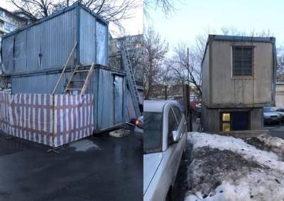 В центре Москвы лагерь рабочих превратил дворы жилых домов в отхожее место